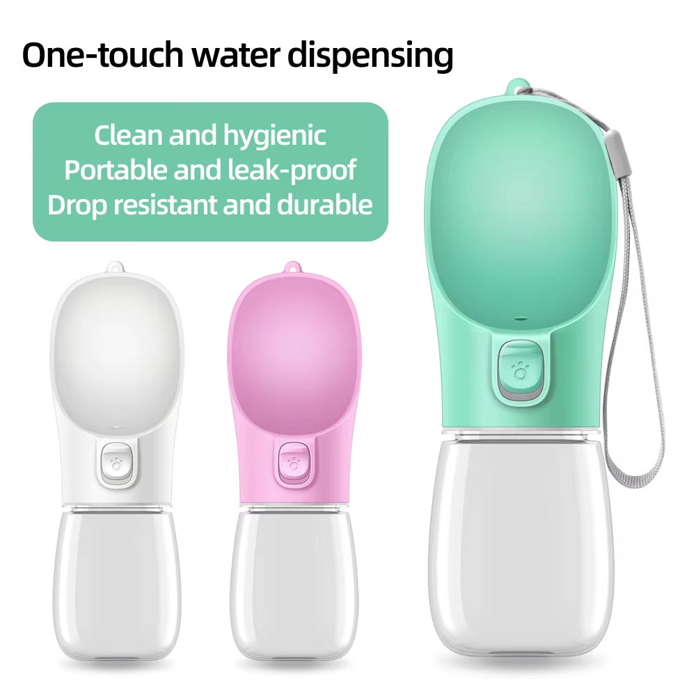 Portable Dog Water Bottle for Small Large Dogs Bowl Outdoor Walking Puppy Pet Travel Water Bottle Cat Drinking Bowl Dog Supplies