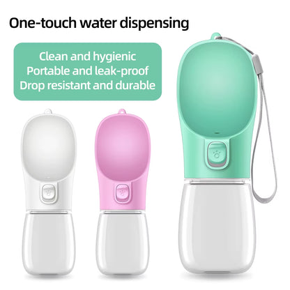 Portable Dog Water Bottle for Small Large Dogs Bowl Outdoor Walking Puppy Pet Travel Water Bottle Cat Drinking Bowl Dog Supplies